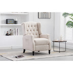 Poltrona d'accento imbottita – Nera / Blu scuro / Beige / Cammello, Stile Mid-Century, 1 posto
