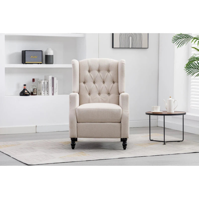 Poltrona d'accento imbottita – Nera / Blu scuro / Beige / Cammello, Stile Mid-Century, 1 posto