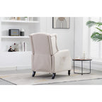 Poltrona d'accento imbottita – Nera / Blu scuro / Beige / Cammello, Stile Mid-Century, 1 posto