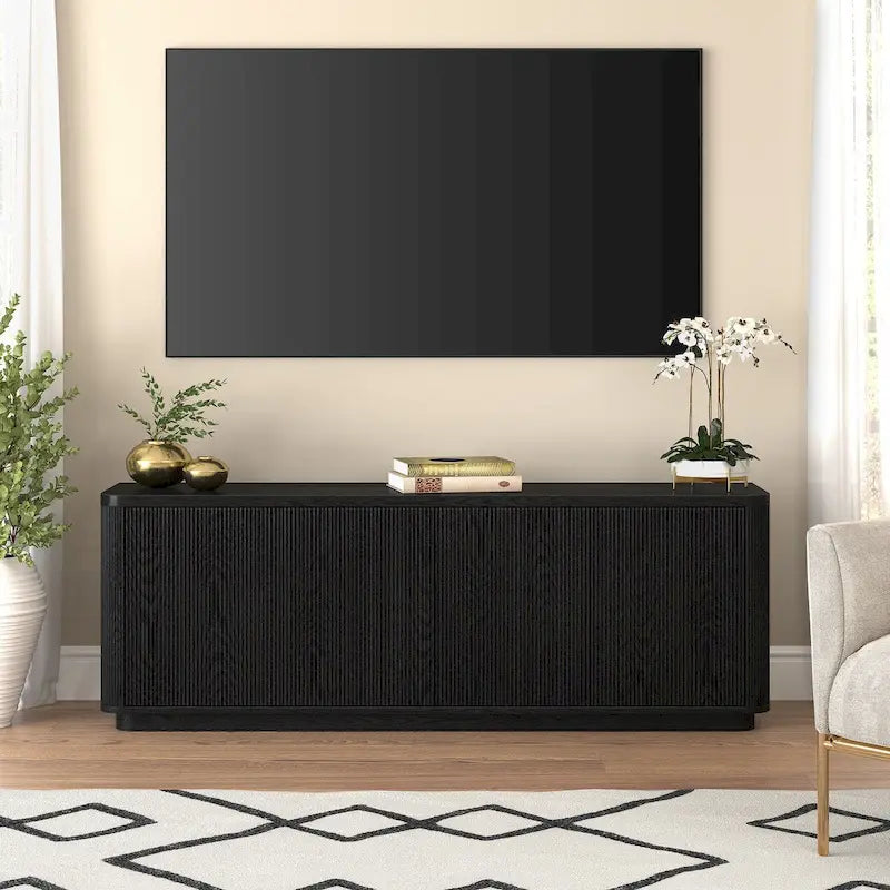 Mobile TV – Multicolore, 4 ante, largo 172 cm, adatto per TV fino a 75"