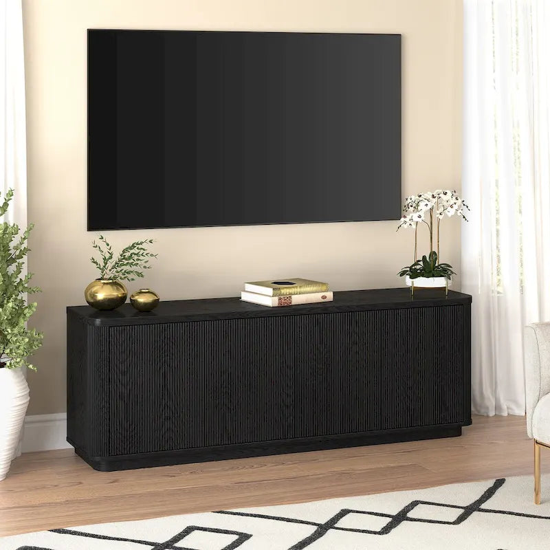 Mobile TV – Multicolore, 4 ante, largo 172 cm, adatto per TV fino a 75"