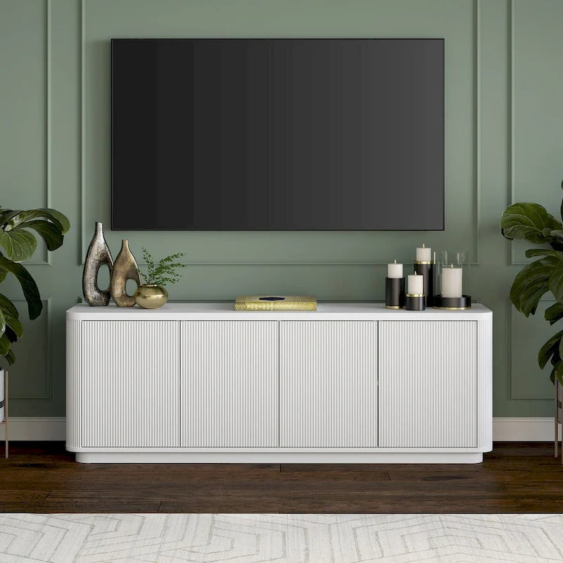 Mobile TV – Multicolore, 4 ante, largo 172 cm, adatto per TV fino a 75"
