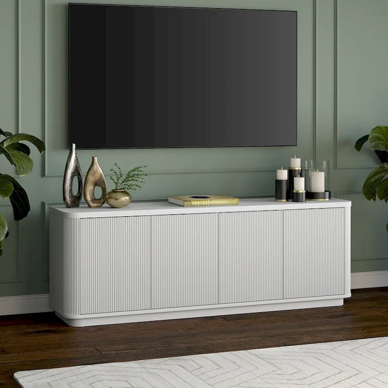 Mobile TV – Multicolore, 4 ante, largo 172 cm, adatto per TV fino a 75"