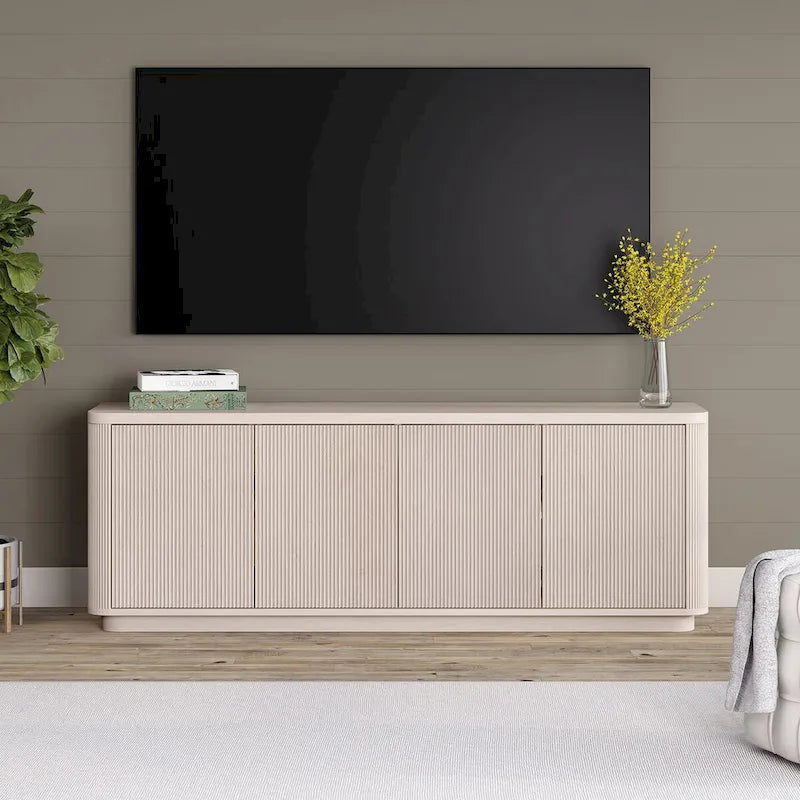 Mobile TV – Multicolore, 4 ante, largo 172 cm, adatto per TV fino a 75"