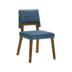 Sedia da pranzo blu e noce, set da 2