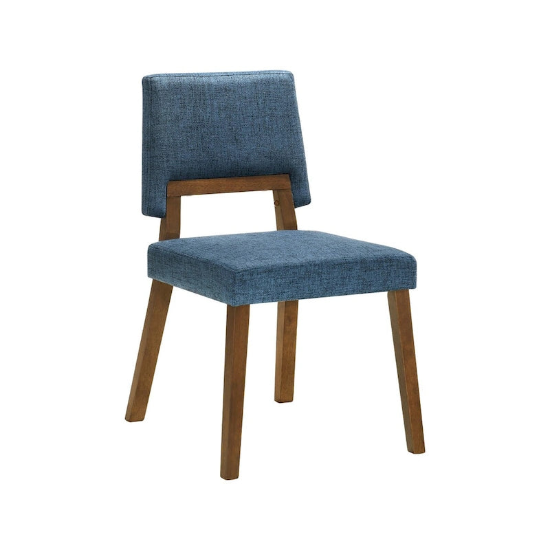 Sedia da pranzo blu e noce, set da 2