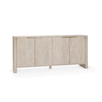 Credenza 4 ante White Wash, Legno massello di mango