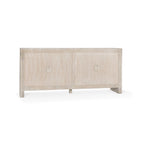 Credenza 4 ante White Wash, Legno massello di mango