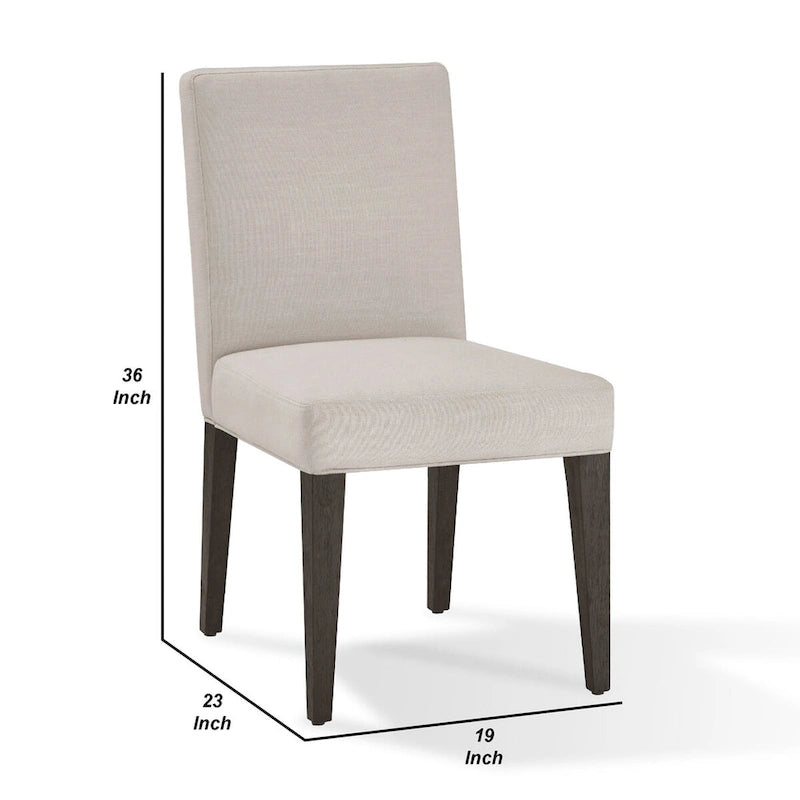 Sedia da pranzo Parson grigio chiaro, set da 2