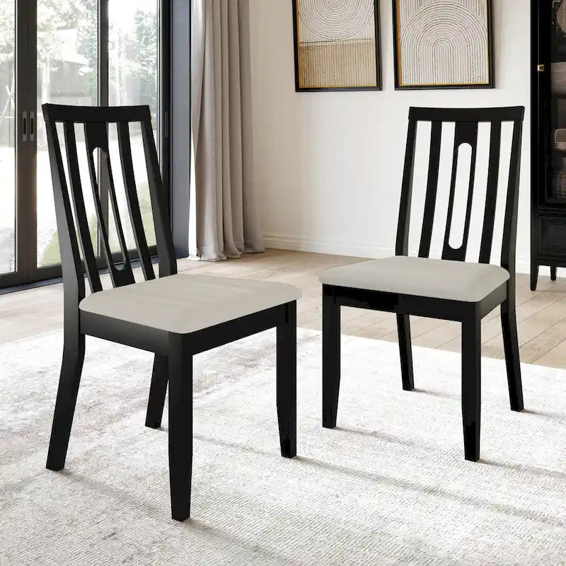 Set da pranzo 5 pezzi, bianco / grigio / marrone / nero, 4 posti a sedere