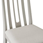 Set da pranzo 5 pezzi, bianco / grigio / marrone / nero, 4 posti a sedere