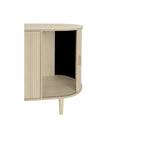 Mobile contenitore scorrevole a 3 ante – Naturale / Nero