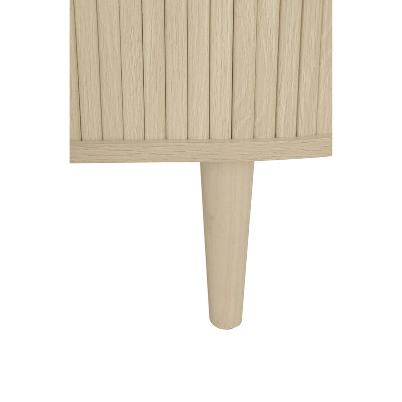 Mobile contenitore scorrevole a 3 ante – Naturale / Nero