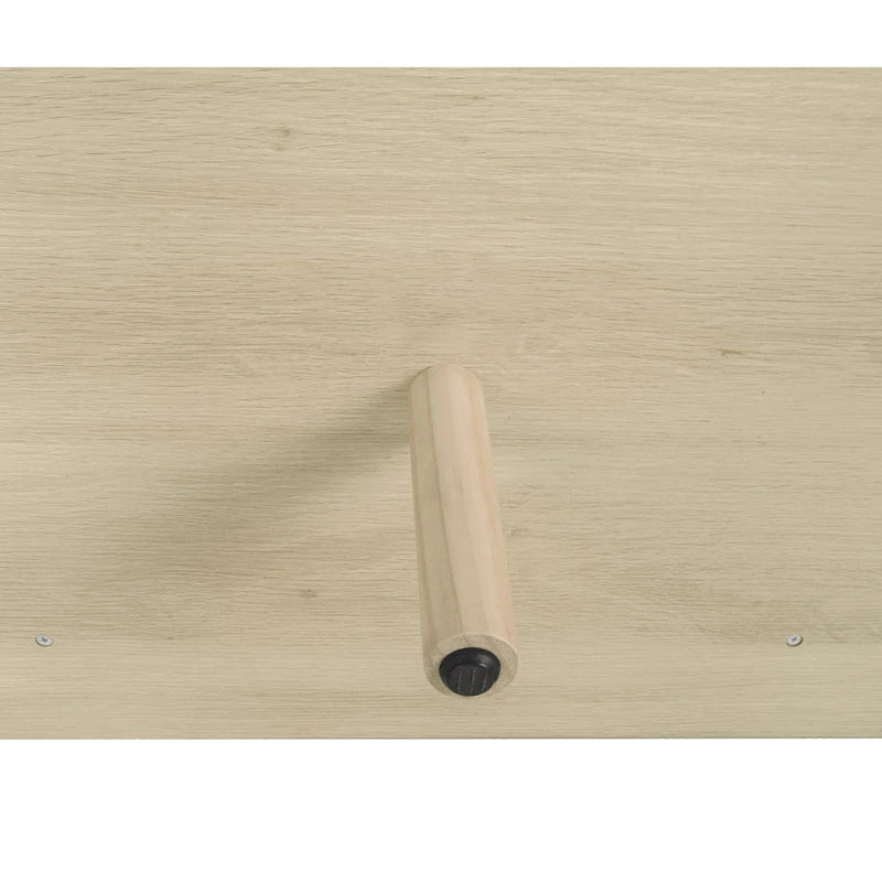 Mobile contenitore scorrevole a 3 ante – Naturale / Nero