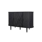 Mobile contenitore scorrevole a 3 ante – Naturale / Nero