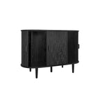 Mobile contenitore scorrevole a 3 ante – Naturale / Nero