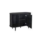 Mobile contenitore scorrevole a 3 ante – Naturale / Nero